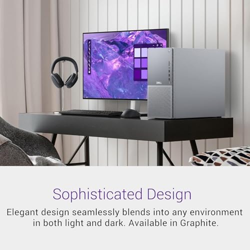 Image of Dell Tower Plus EBT2250 Desktop Computer - Series 2 Intel Core Ultra 9 285K CPU, 16GB DDR5 RAM, 2TB NVMe SSD + 8TB HDD, NVIDIA GeForce RTX 5060 8GB GDDR7, Windows 11 Home, Platinum