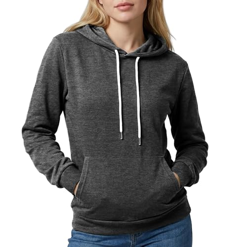 Image of GIVON Basic Lightweight Zip-Up Hoodie Long Sleeve Thin Jacket for Women with Plus Size
