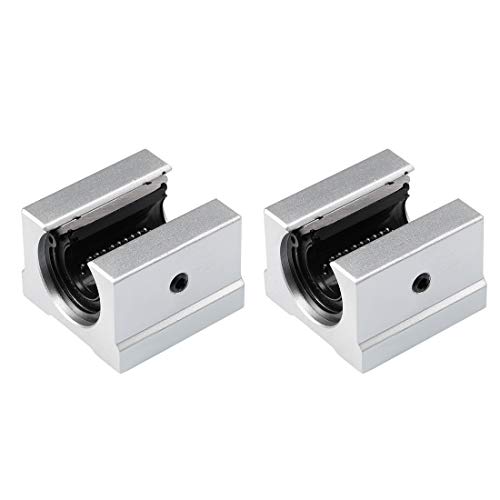 Uxcell Sbr16Uu Linear Ball Bearing Slide Block Units, 16Mm Bore Dia (Pack Of 2) #TOP14
