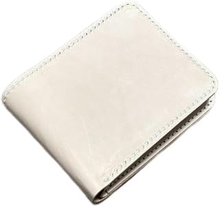 総手縫い メンズ財布 二つ折り 財布 ヌメ革 本革 革財布 成り