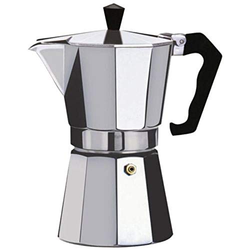 Kaffeemaschine Mokka Kaffeekanne Moka Edelstahl Filter Italienischen Espresso Kaffeemaschine Percolator Werkzeug Percolator Pot,300ML