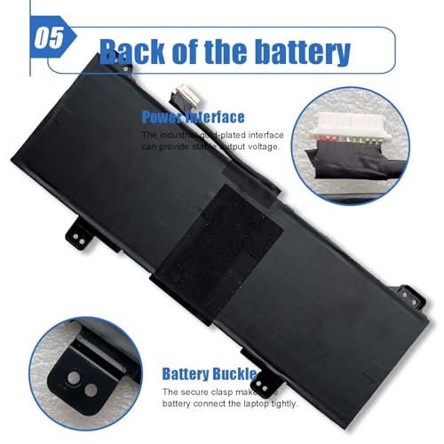 Image of 47.3Wh GM02XL /GB02XL Laptop Battery Compatible for HP Chromebook 14 G5 Chromebook 11 G6 G7 EE Chromebook X360 11 G1 Series Notebook 917679-271 HSTNN-UB7M HSTNN-DB7X 917725-855 7.7V 6150mAh