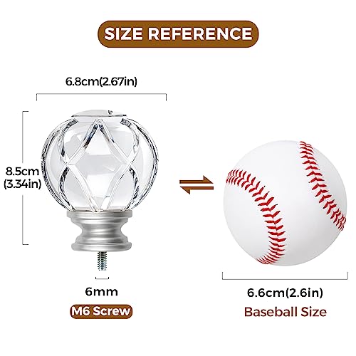 Kamanina TW-030000361-US-F1 Crystal Netted Texture Replacement Finials thumb #3