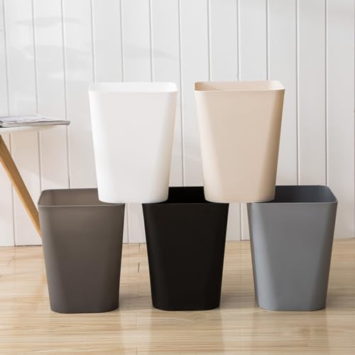 Poubelle simple sans couvercle modèle E corbeille à déchets plastique