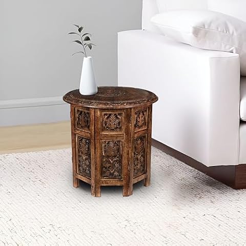 Goroly Home Octagonal Wooden Coffee Table Cover