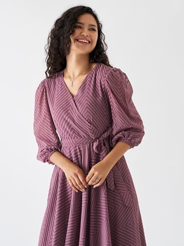 Image of AASK Women Fancy Plain & Solid Designer Dress for Women