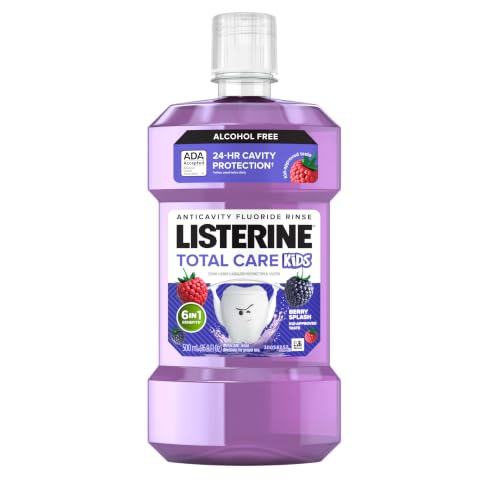 Image of Listerine Total Care Kids Mouthwash, Berry, 16.9 fl. oz /500 mL