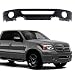 CarPartsDepot, Pickup Front Bumper Face Bar Black Paintable With Fog Hole, 341-18464-10-PM FO1002401 6L3Z17757DAPTM