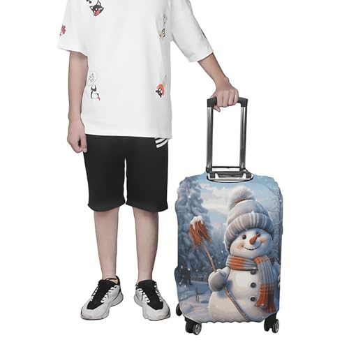 Housse de bagage grand format lavable Bonhomme de neige L - 7