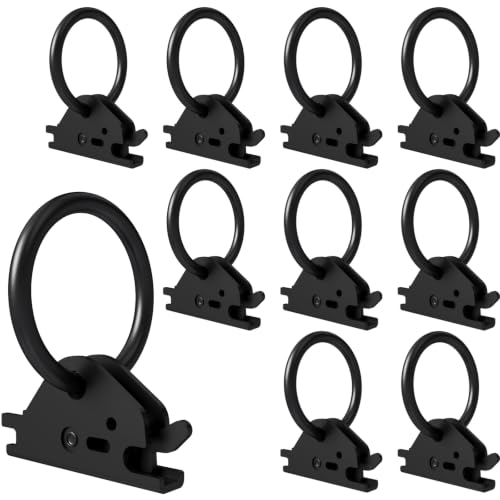 UMIRO 10Pcs Steel E-Track O-Ring Anchors 4400lbs Cargo Tie-Down
