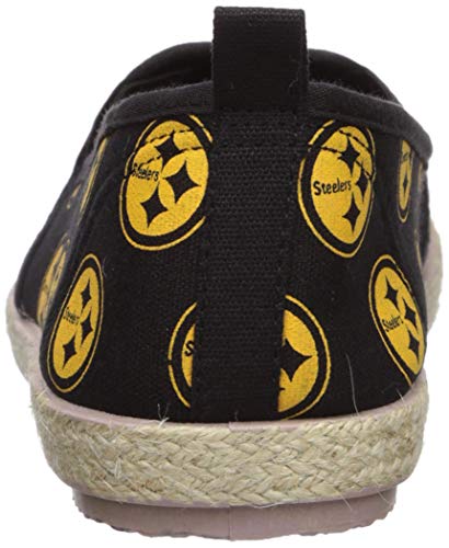 FOCO NFL Espadrille Tênis feminino de lona