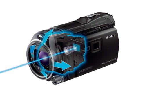 Sony HDR-PJ810 PJ-Serie Premium-Modell Camcorder (Full HD, 24,5 Megapixel, Sony G-Optik mit 12 fach Zoom, HDMI) schwarz