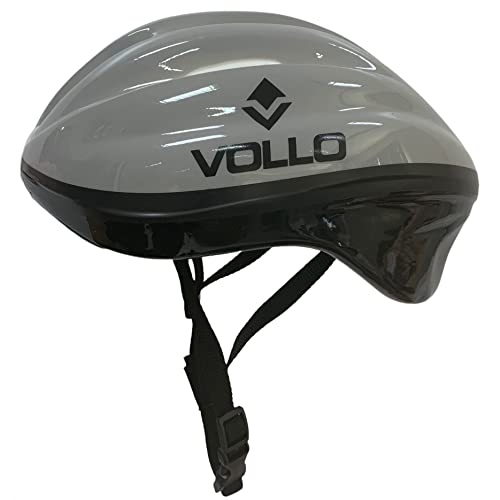 Capacete 55-58cm Patins Skate Patinete Ciclismo VCC410M Vollo M Médio Cinza