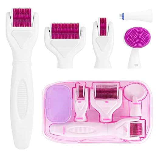 6 in 1 Derma Roller Microneedling Kit