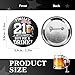 21st Birthday Decorations Button – Finally I'm 21 Let's Party Birthday Badge, Funny Turning 21 Party Button Pin, Legal Drinking Age Celebration Accessory for Bar Crawl, Pub Party & Birthday Party Favor