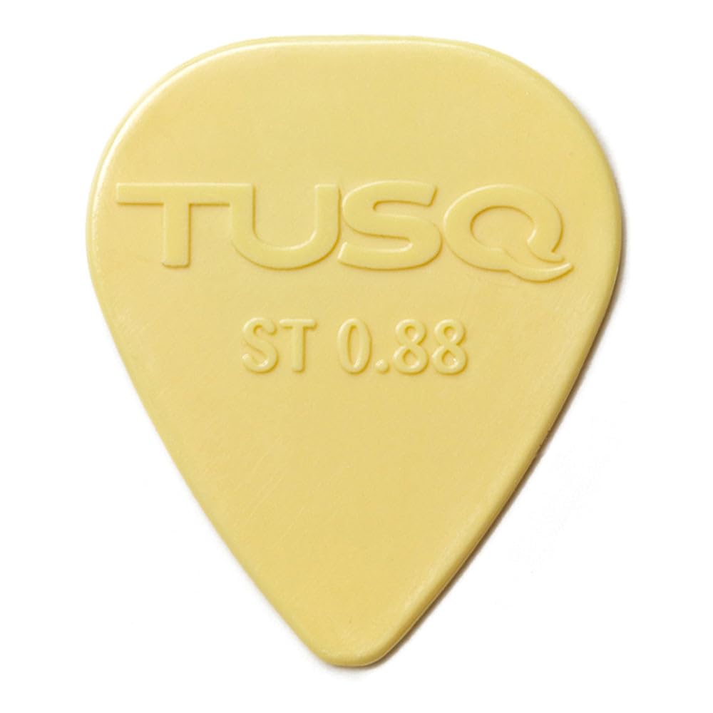 TUSQ by Graph Tech Standard Pick .88mm Vintage (Warm) 72 Pack PQP-0088-V72, White, 24.9 x 29.3 mm
