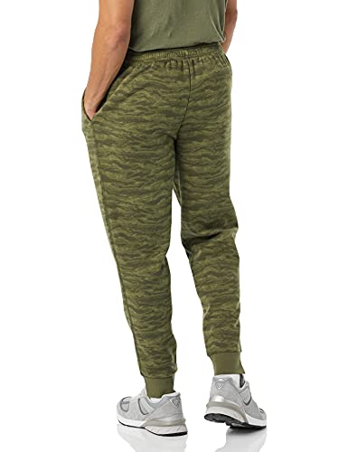 Image of Amazon Essentials Men's Relaxed Fit Fleece Joggers Sweatpants with Drawstring Waist, Tapered Leg, Ribbed Cuffs, Brushed Interior