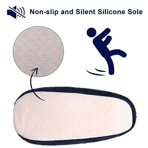 ZYZX Womens Slipper Socks Dog Pattern Winter Warm Soft Cute Slippers Non Slip Fleece-lined Cozy House Fuzzy Socks with Grippers Gifts Slippers2