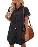 Vetinee Womens Black Dress Women's Summer Dresses Plus Size Dress for Women Vintage Black Size XX-Large Fits UK Size 24 - UK Size 26