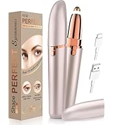 Eyebrow Trimmer for Women Rechargeable: Electric Eyebrow Hair Remover for Women with LED Light, P...