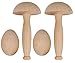 Produktbild Teemando® 2 X Set aus Stopfpilz und Stopfei zum stopfen von Löchern in der Kleidung