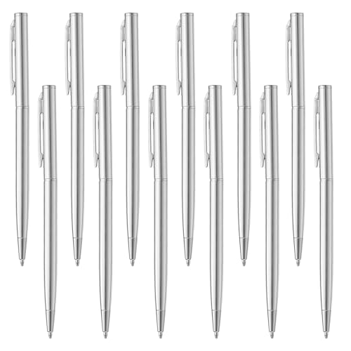 Stylos à bille fins rétractables encre noire 1mm pour le travail