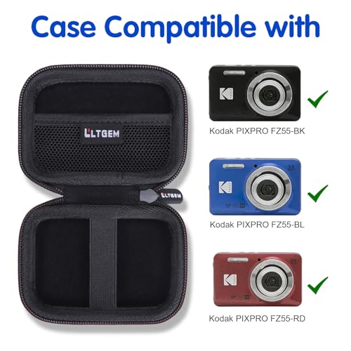 Funda rígida para cámara Kodak PIXPRO FZ55 azul miniatura 5
