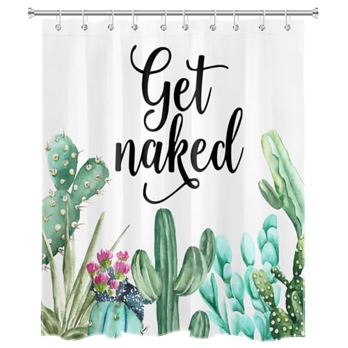 Rideau de douche imperméable en polyester vert 152x182 avec crochets - 3