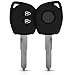 Produktbild kwmobile Autoschlüssel Silikon Hülle kompatibel mit Suzuki 2-Tasten Autoschlüssel - Schlüsselhülle in Schwarz