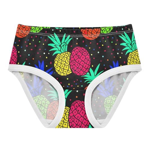 Girls Underwear Toddler 2t Cotton Little Girl Panties Fun Briefs Girls Undies Pineapples Dot