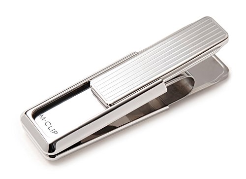 Monterey Rhodium Channeled Slide Money Clip One Size Rhodium