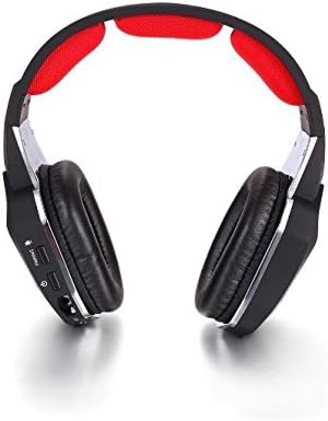 HUHD 2014 Premium Newest Stereo Wireless Dolby Digital Gaming Headset for PS4, PS3, and Xbox 360, PC With Detachable Noise Cancelling Also For PS4, PS3, Xbox 360, PC Mic (939, black red)