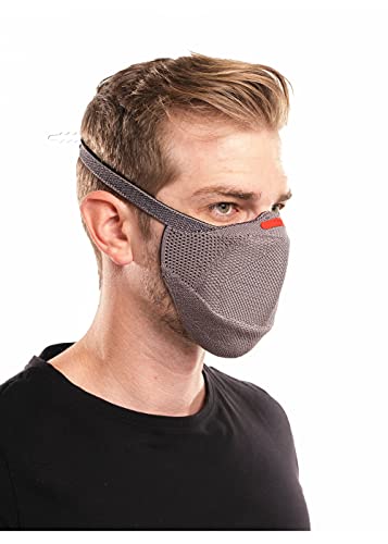 Máscara FIBER Knit SPORT PRO (Cinza, G)