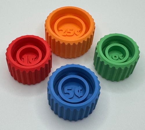 Zwango Coin Crimper Set with Drill Adapters, ABA Color Coded