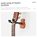 BIUDECO Guitar Wall Mount Rack Ukulele Display Hanger for Violin and Erhu Storage Easy to Install Space-saving Design Suitable for All String Instruments Made from Sturdy Beech