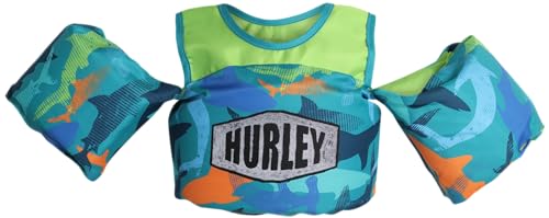Image of Hurley Toddler Swim Vest - Learn to Swim Vest Puddle Jumper- Pool Swim Trainer Vest for Kids - Boy/Girl 1-2 yrs 20-50 lb