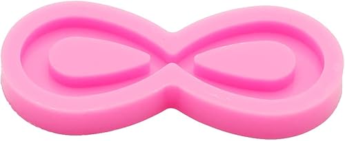 Miniatura 4 de Angel Wings Llavero de forma hueca infinita brillante brillante moldes de silicona 8 formas de molde de cristal de caramelo collar de joyería epoxi