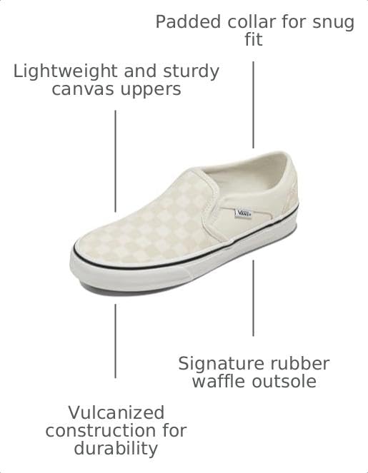 Image of Vans Women's Asher Adult Low Top Sneakers | Skateboarding Shoes