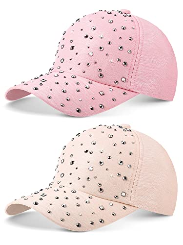 Casquette de baseball femme et homme réglable taille unique avec strass