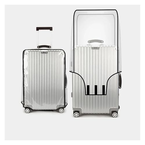 Luggage Shield Cover Clear PVC Suitcase Cover Protectors PVC Transparent Travel Luggage Protector for Carry for Luggage, Travelling(Color 2- Size 22)4