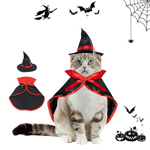 Costumes de Chien Chat d'halloween, XiXiRan Halloween Pet Costumes, Costumes