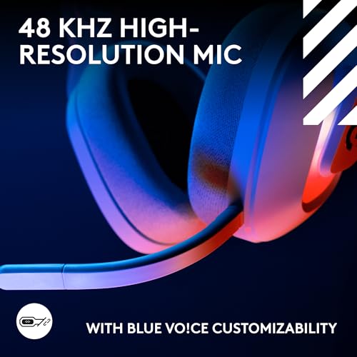 Image of Logitech G Astro A20 X Lightspeed Wireless Gaming Headset for PS5, Xbox, Nintendo Switch /Switch 2, PC with 2-System PLAYSYNC Audio, Bluetooth, LIGHTSYNC RGB, and 48 kHz Boom Mic - White