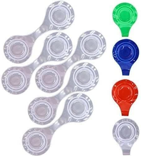 6 Pezzi Catarifrangenti Magnetici, Catarifrangenti per Bambini, Magneti Riflettenti a Clip, Catarifrangenti Pendenti, Catarifrangenti di Sicurezza per Zaino, Vestiti, Jogging, Bicicletta (Verde