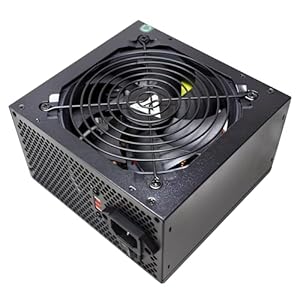 APEVIA VENUS500W Venus 500W ATX Power Supply with Auto-Thermally Controlled 120mm Fan, 115/230V Switch, All Protections