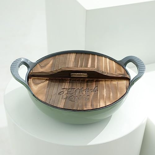 Wok esmaltado de hierro fundido Joyful Cook miniatura 1
