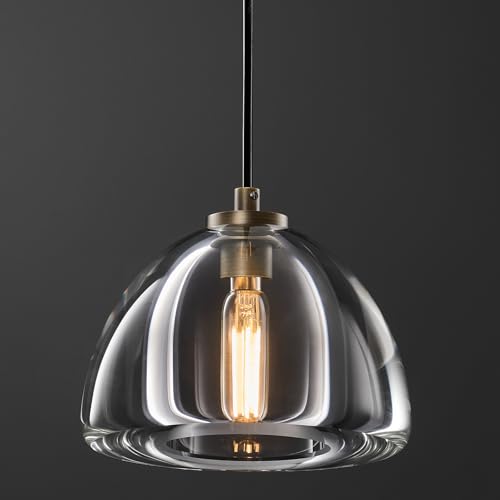 Image of Crystal Pendant Light Kitchen Island,Brass Hanging Pendants Lights