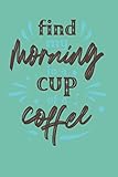 Notizbuch guten morgen kaffee für Eltern: Kaffee Notizbuch A5 Liniert - zum planen, organisieren und notieren, DIN-A5 (6x9 Zoll) mit 120 Seiten | Notizbuch- Buch