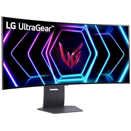 LG UltraGear Curved OLED Gaming Monitor 39GS95QE, 39 Inch, 1440p, 240Hz, 0.03ms Response Time, HDR 10, NVIDIA G-Sync & AMD FreeSync compatible, Smart Energy Saving, DisplayPort, HDMI LG UltraGear Curved OLED Gaming Monitor 39GS95QE, 39 Inch, 1440p, 240Hz, 0.03ms Response Time, HDR 10, NVIDIA G-Sync & AMD FreeSync compatible, Smart Energy Saving, DisplayPort, HDMI