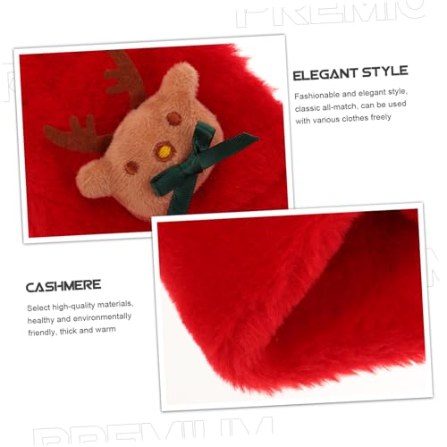 Christmas Cartoon Scarf for Boys and Girls Neck Warmer Cross Tie and Cozy for Holiday Wear and Cold Weather3