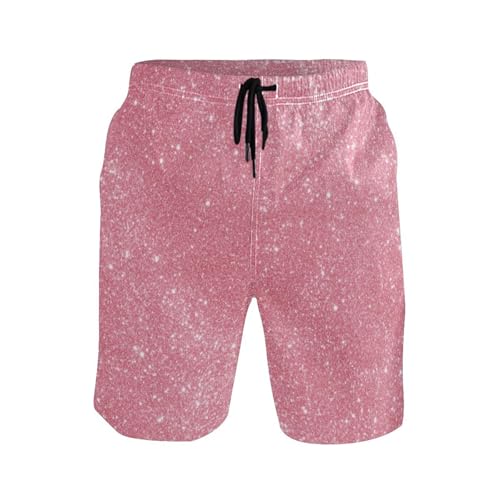 Short de bain paillettes roses pour vos vacances à la plage